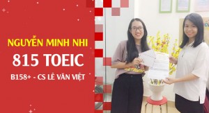 Chăm chỉ luyện tập – chìa khóa chinh phục 815đ TOEIC sau 2 tháng