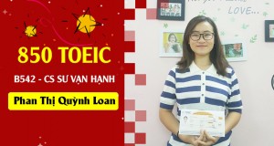 Hành trình 60 ngày chinh phục 850đ TOEIC của Quỳnh Loan