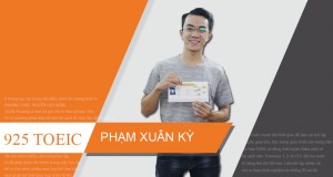 Chàng kế toán viên Phạm Xuân Kỳ và hành trình chinh phục TOEIC 925 trong 2 tháng