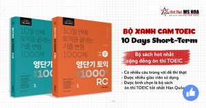 Bộ Xanh Cam TOEIC đã luyện thi là phải có