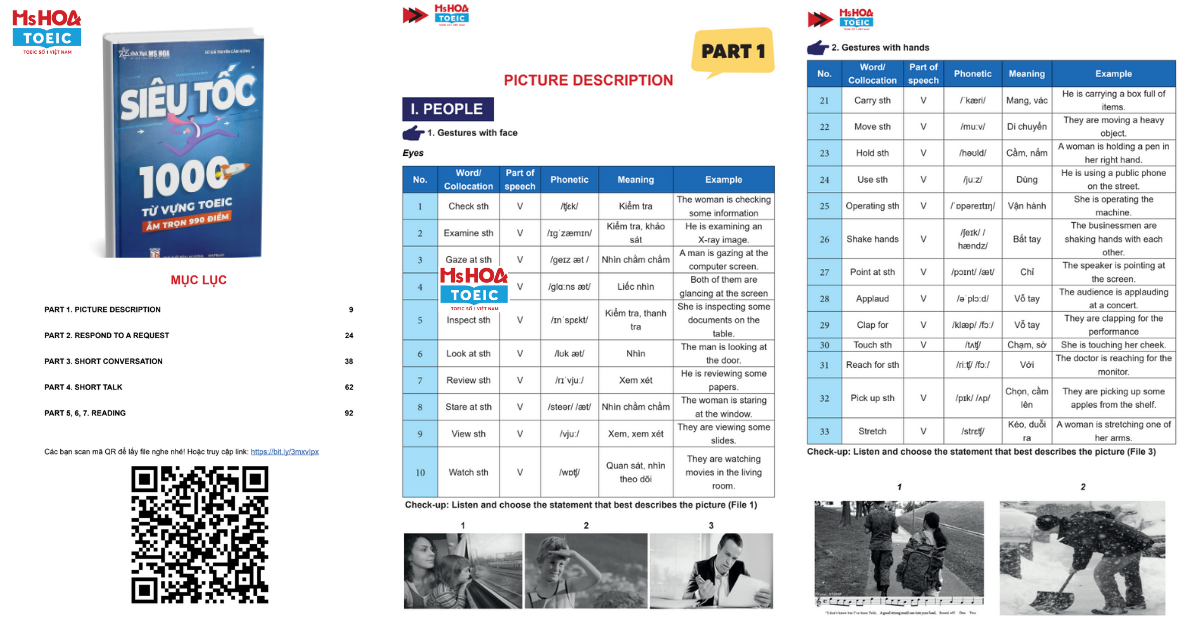 [ FULL AUDIO + PDF] Tải Sách 1000 Từ Vựng TOEIC