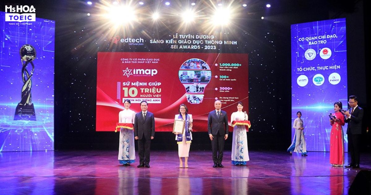 IMAP nhận giải thưởng Sáng kiến giáo dục thông minh - SEI Awards 2023