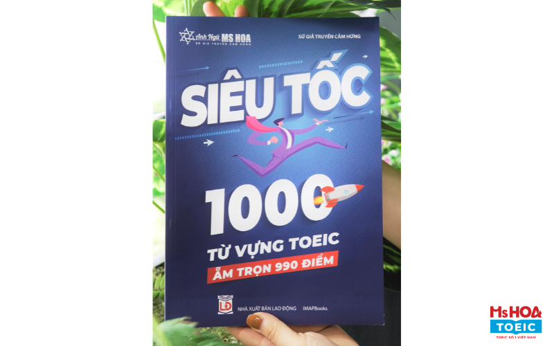Bộ 3 cuốn sách siêu tốc luyện thi toeic đạt 900 điểm độc quyền của Ms Hoa Toeic