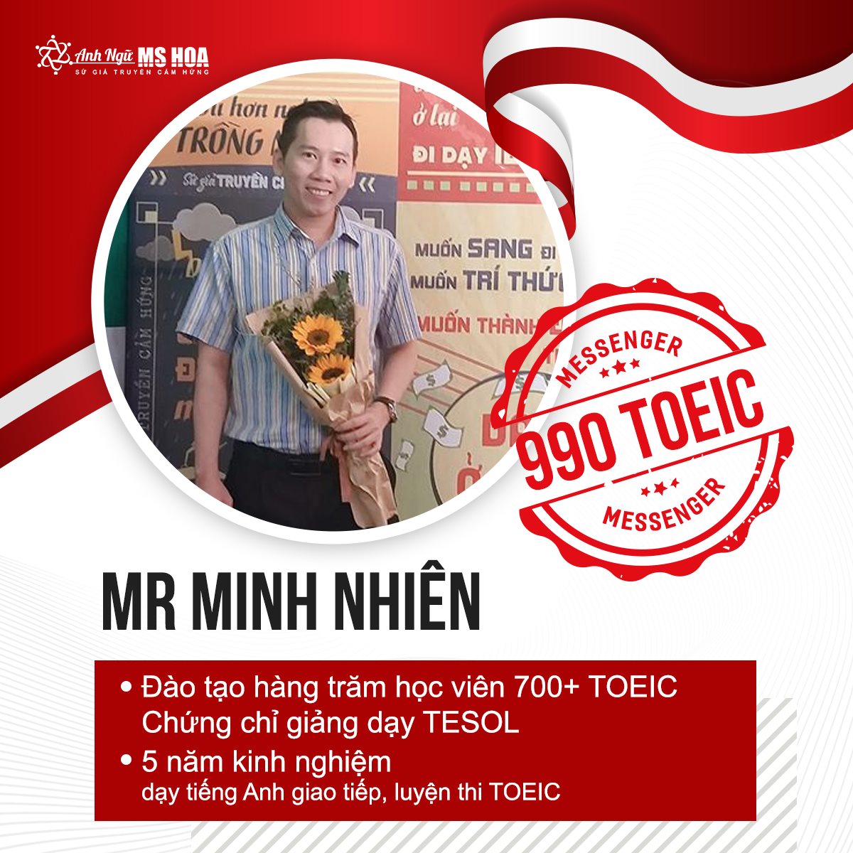 mr Minh nhiên Anh ngữ ms hoa