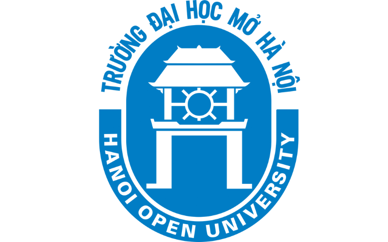 Logo trường đại học mở Hà Nội