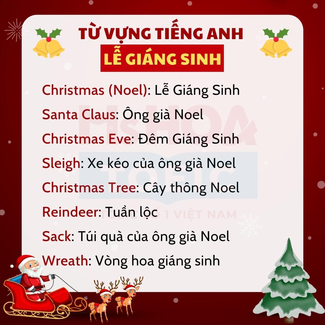 Từ vựng Giáng Sinh - Ms Hoa TOEIC