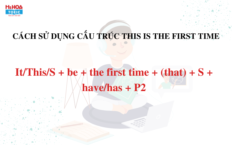 Cách sử dụng cấu trúc this is the first time - Ms Hoa TOEIC