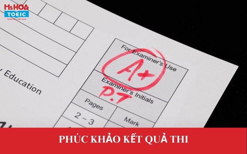 Phúc khảo kết quả thi IELTS - Ms Hoa TOEIC