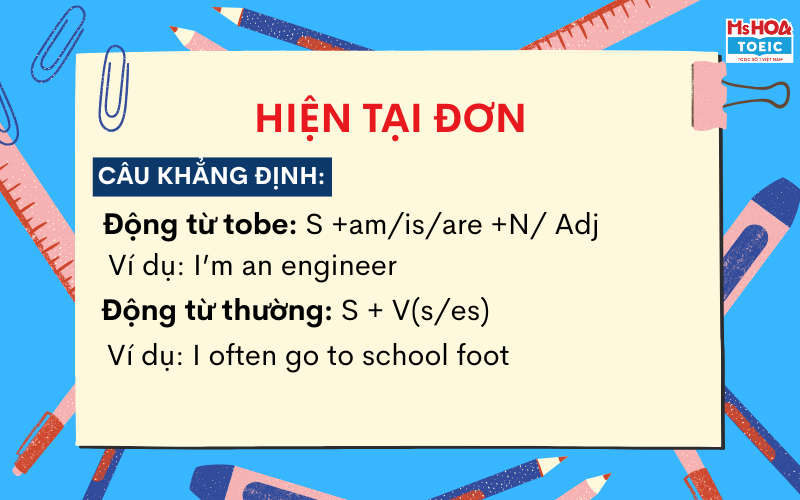 Tất cả các thì trong tiếng anh lớp 9 - Cùng Ms Hoa Toeic tìm hiểu thì hiện tại đơn