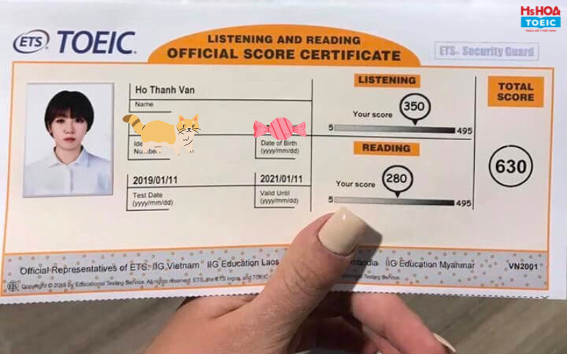 Chứng chỉ toeic có thời hạn bao lâu?