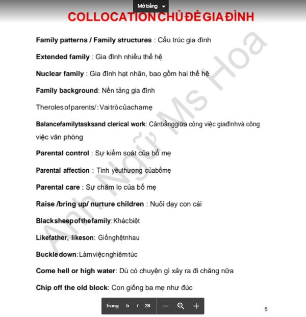 collocations