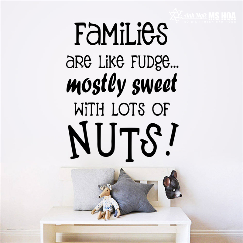 families are like fudge mostly sweet with a few nuts happy new year anh ngu ms hoa