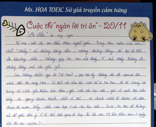 ms hoa toeic in my eyes